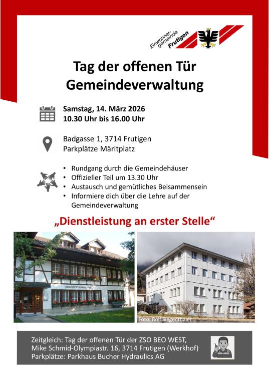 Flyer Tag der offenen Tür