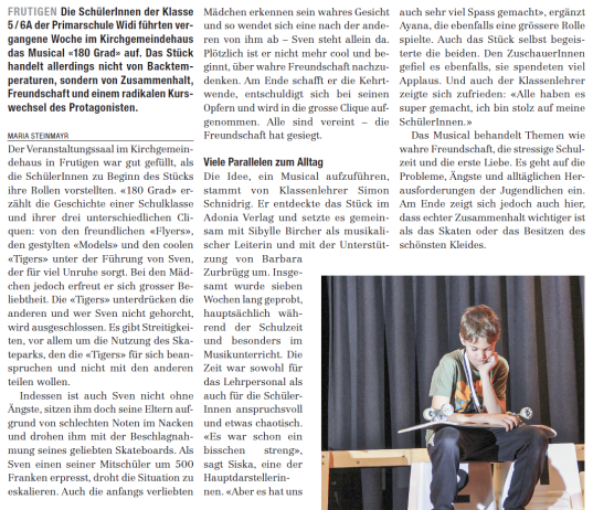 Zeitungsbericht